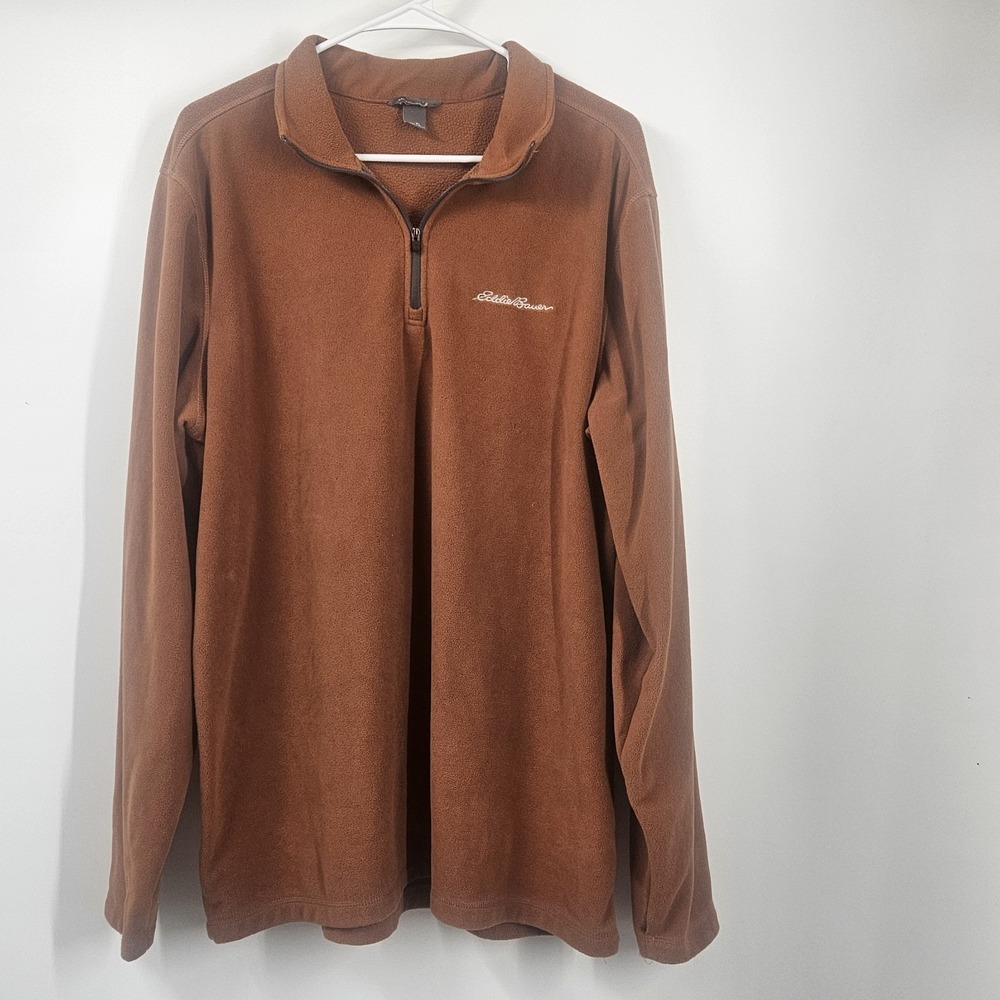 +2Eddie Bauer men's‎  Large / Tall quarter-zip fleece pullover